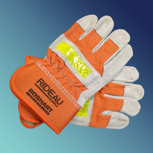 Orange & Grey Work Gloves